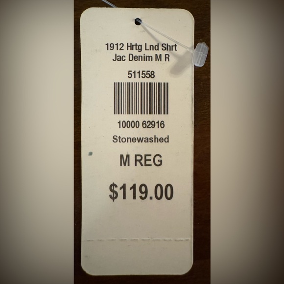 New Men's 1912 Heritage Sherpa Lined Shirt Denim Jacket - Picture 8 of 9